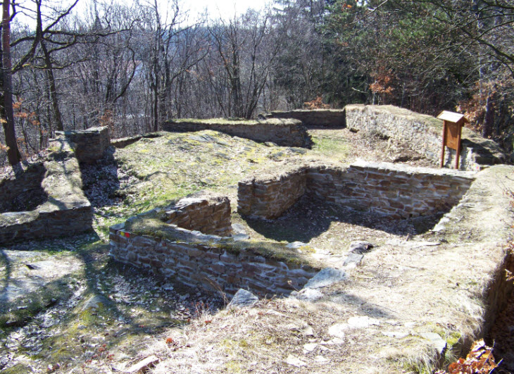 Sion Castle Ruins, Czech Republic (Czechia)